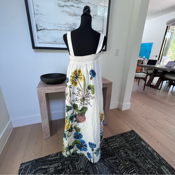 Anthropologie Maeve Beaujardin Maxi Dress Size S Boho Floral Pockets! NWT - Picture 11 of 12